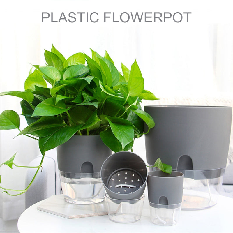 Self-Watering 2-Layer Plant Pot